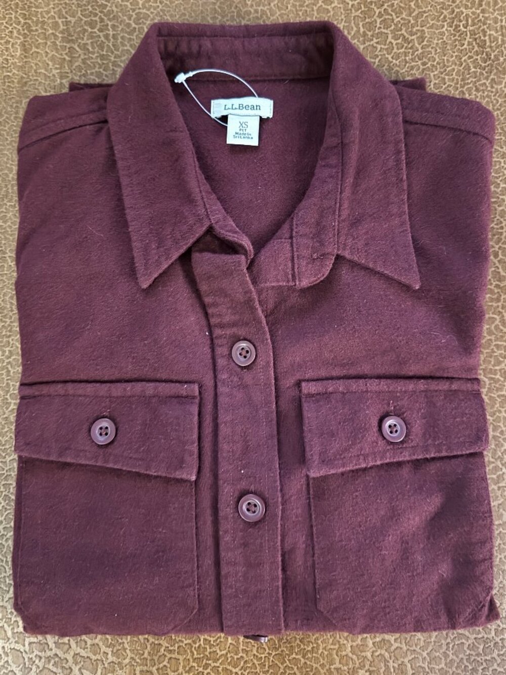 L.L. LL Bean Flannel Button Shirt - Size XSmall NWOT